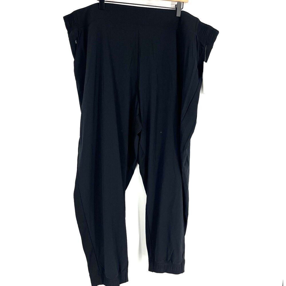 Athleta Pants Size 26 Womens Black Brooklyn Jogger Pull On Stretch Travel Hiking